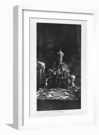 The Deb Raja, Bhutan, 1903-04-John Claude White-Framed Giclee Print