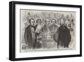 The Debate in the House of Commons on the China Question-null-Framed Giclee Print