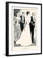 The Debutante-Charles Dana Gibson-Framed Art Print