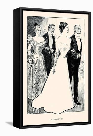 The Debutante-Charles Dana Gibson-Framed Stretched Canvas