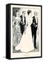 The Debutante-Charles Dana Gibson-Framed Stretched Canvas