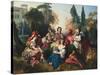 The Decameron, 1837-Franz Xaver Winterhalter-Stretched Canvas