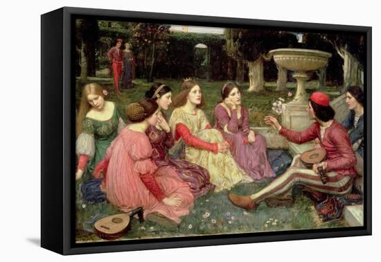 The Decameron, 1916-John William Waterhouse-Framed Stretched Canvas