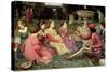 The Decameron, 1916-John William Waterhouse-Stretched Canvas