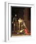 The Decapitation of St. John the Baptist, 1608-Caravaggio-Framed Giclee Print