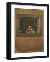 The Decapitation of St. John the Baptist, 1608-Michelangelo Merisi da Caravaggio-Framed Giclee Print