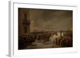 The Decembrist Revolt at the Senate Square on December 14, 1825-Vasily Timm-Framed Giclee Print