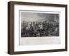 The Decisive Charge of the Life Guards at Waterloo, 1815, by William Bromley (1769-1842), 1821-Luke Clennell-Framed Giclee Print