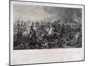 The Decisive Charge of the Life Guards at Waterloo, 1815, by William Bromley (1769-1842), 1821-Luke Clennell-Mounted Giclee Print