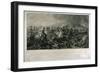 The Decisive Charge of the Life Guards at Waterloo in 1815, Engraved by William Bromley, 1821-Luke Clennell-Framed Giclee Print