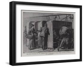 The Deck Shelters on the Guernsey Boat-Sydney Prior Hall-Framed Giclee Print