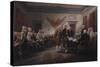 The Declaration of Independence, July 4, 1776, 1817-John Trumbull-Stretched Canvas