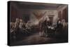 The Declaration of Independence, July 4, 1776, 1817-John Trumbull-Stretched Canvas