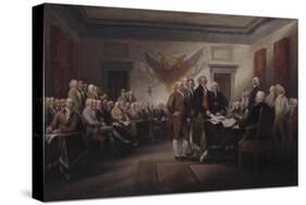 The Declaration of Independence, July 4, 1776, 1817-John Trumbull-Stretched Canvas