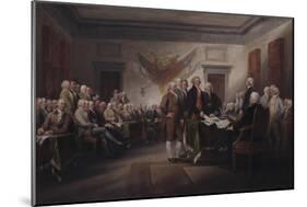 The Declaration of Independence, July 4, 1776, 1817-John Trumbull-Mounted Giclee Print