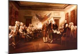 The Declaration of Independence-John Trumbull-Mounted Art Print