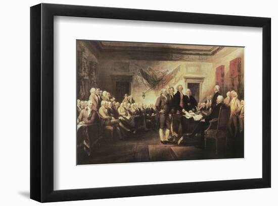 The Declaration of Independence-John Trumbull-Framed Art Print