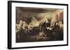 The Declaration of Independence-John Trumbull-Framed Art Print