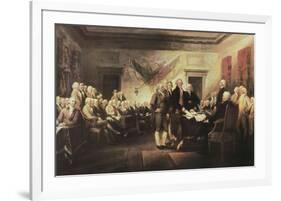 The Declaration of Independence-John Trumbull-Framed Giclee Print