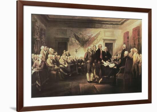 The Declaration of Independence-John Trumbull-Framed Giclee Print