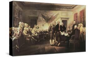 The Declaration of Independence-John Trumbull-Stretched Canvas