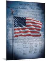 The Declaration of Independence-null-Mounted Art Print