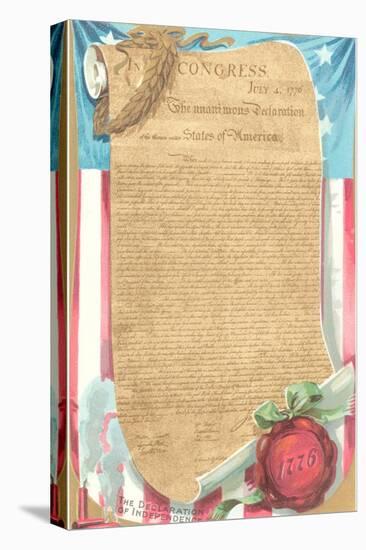 The Declaration of Independence-null-Stretched Canvas