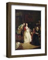 The Declaration of Love-Pietro Longhi-Framed Giclee Print