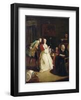 The Declaration of Love-Pietro Longhi-Framed Giclee Print