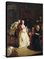 The Declaration of Love-Pietro Longhi-Stretched Canvas