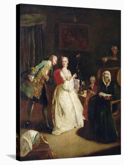 The Declaration of Love-Pietro Longhi-Stretched Canvas