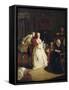 The Declaration of Love-Pietro Longhi-Framed Stretched Canvas