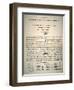 The Declaration of Texas Independence, Declared 2nd March, 1836-null-Framed Premium Giclee Print