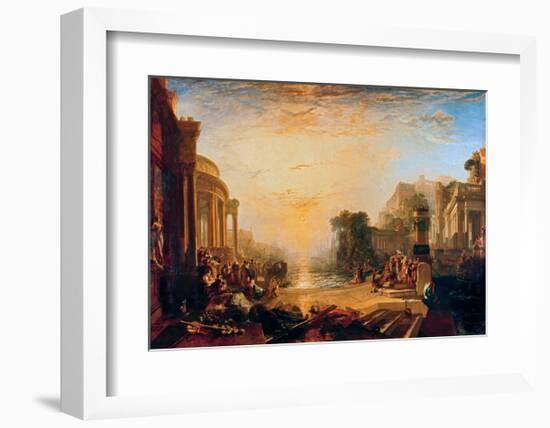 The Decline of the Carthaginian Empire-J M W Turner-Framed Giclee Print