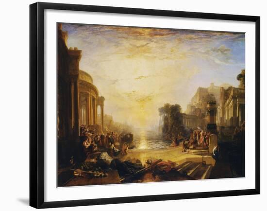 The Decline of the Carthaginian Empire...-J. M. W. Turner-Framed Giclee Print