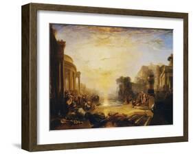 The Decline of the Carthaginian Empire...-J. M. W. Turner-Framed Giclee Print