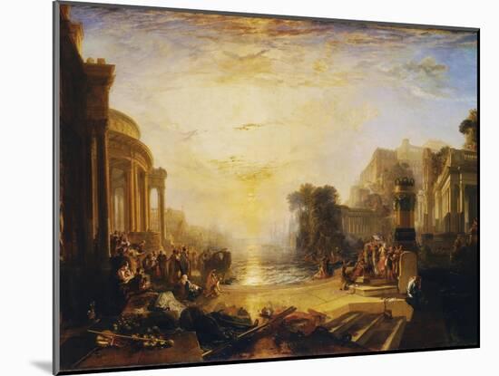 The Decline of the Carthaginian Empire...-J. M. W. Turner-Mounted Giclee Print
