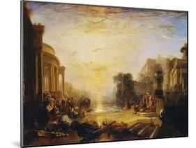 The Decline of the Carthaginian Empire...-J. M. W. Turner-Mounted Giclee Print
