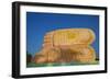 The Decorated Feet of the Mya Tha Lyaung Reclining Buddha One of the Largest in the World-Tuul-Framed Photographic Print