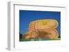 The Decorated Feet of the Mya Tha Lyaung Reclining Buddha One of the Largest in the World-Tuul-Framed Photographic Print