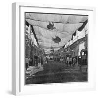 The Decorations in the Main Street, Singapore, Illustration from 'The King', May 25th 1901-English Photographer-Framed Photographic Print