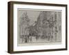 The Decorations of Lombard Street, the Revival of the Ancient Bankers' Signs-Melton Prior-Framed Giclee Print
