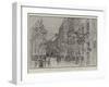 The Decorations of Lombard Street, the Revival of the Ancient Bankers' Signs-Melton Prior-Framed Giclee Print