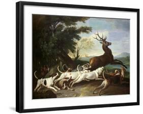 The Deer Hunt, 1718-Alexandre-Francois Desportes-Framed Giclee Print