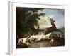 The Deer Hunt, 1718-Alexandre-Francois Desportes-Framed Premium Giclee Print