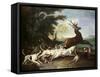 The Deer Hunt, 1718-Alexandre-Francois Desportes-Framed Stretched Canvas