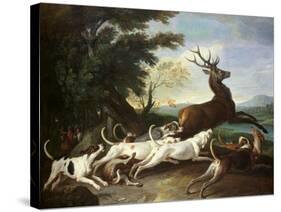 The Deer Hunt, 1718-Alexandre-Francois Desportes-Stretched Canvas