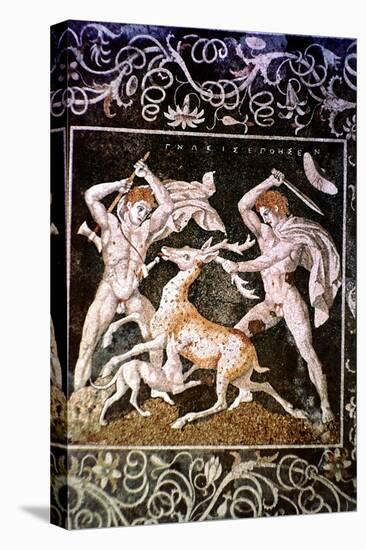 The Deer Hunt, 4th Century BC-null-Stretched Canvas