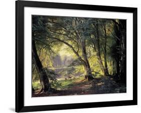 The Deer Park-Carl Frederic Aagaard-Framed Art Print