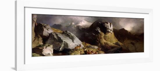 The Deer Pass-Edwin Henry Landseer-Framed Giclee Print